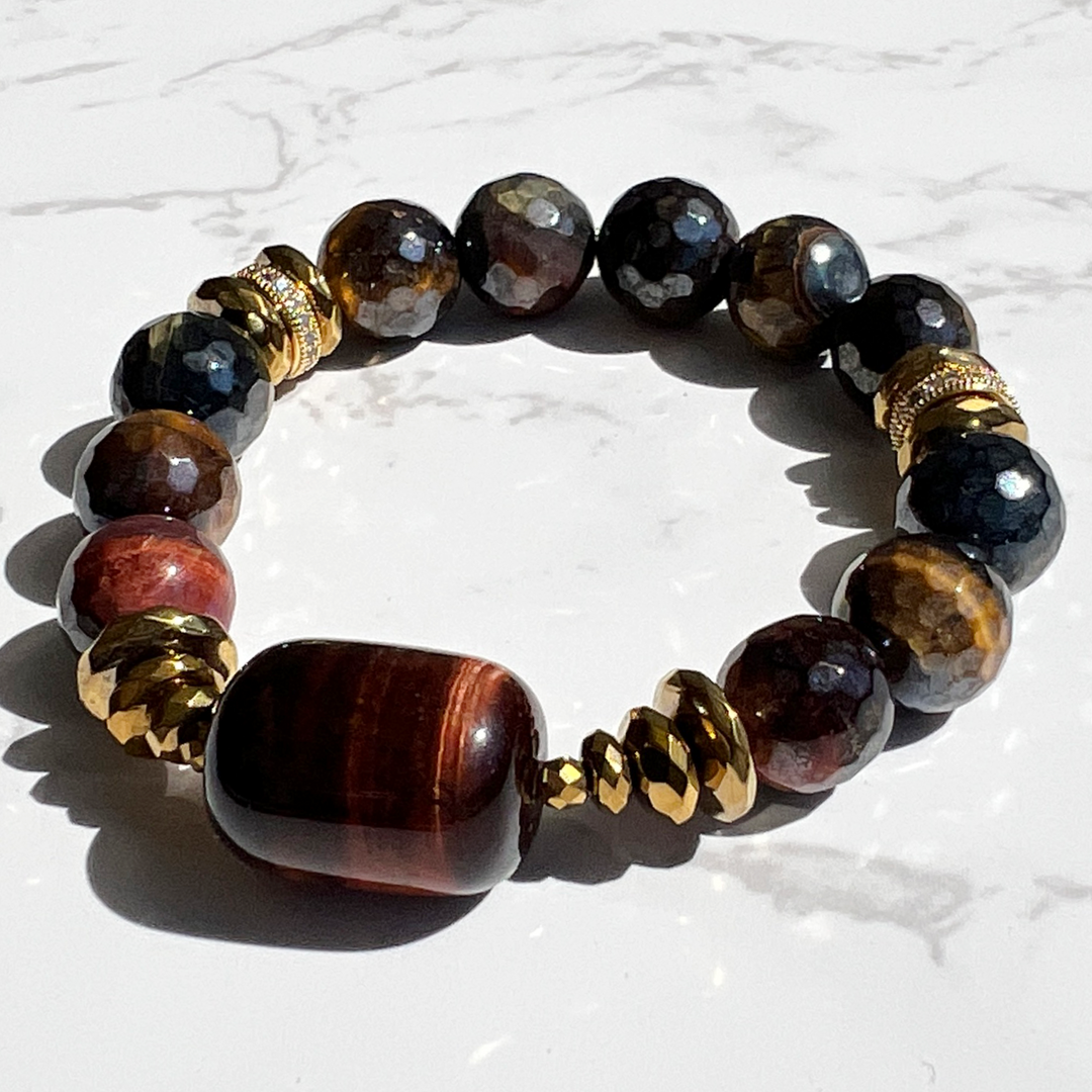 Multi colored discount tigers eye