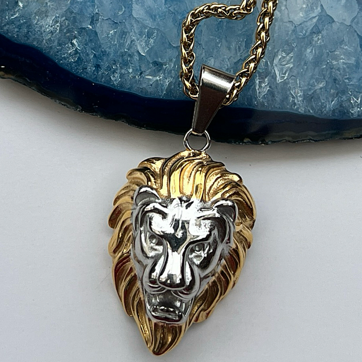 Lion Gold Plated Pendant Necklace