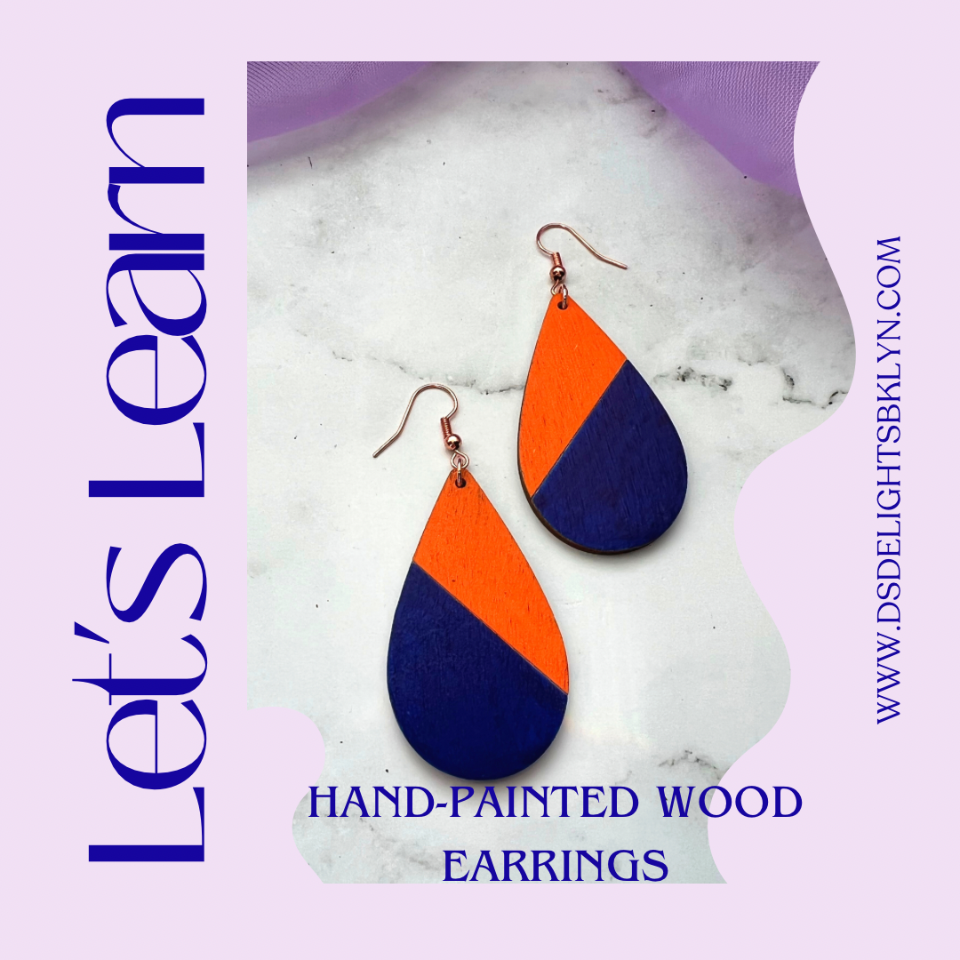 Hand-painted Wood Earrings Class